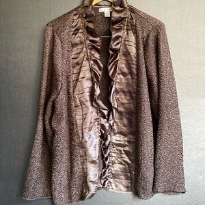 WD NY Brown Crinkle Jacket